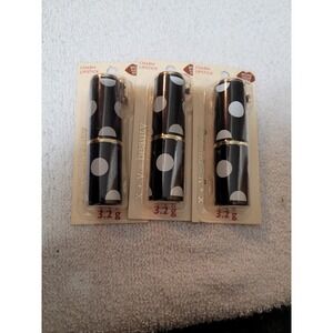 X + Y = Beauty Charm Lipstick Women 3.2g Brown Sugar Spice NEW 3 Pack Polka Dot